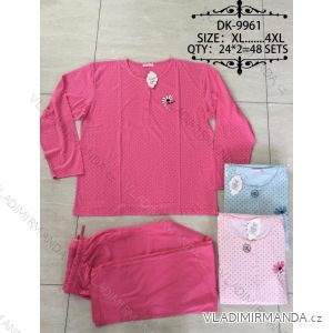 Pajamas long ladies cotton oversized (xl-4xl) VALERIE DREAM DK-9961
