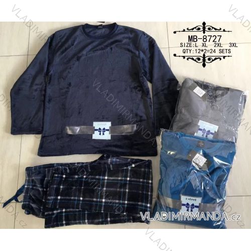 Pajamas long warm men (l-3xl) VALERIE DREAM MB-8727

