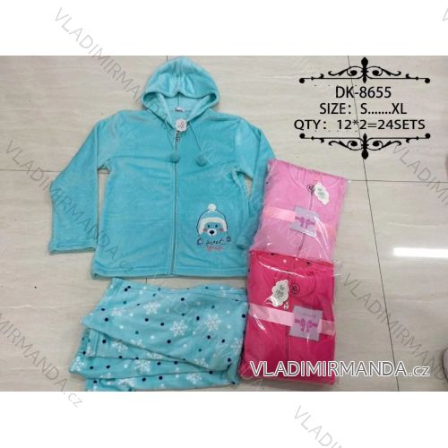 Warm pajamas long hooded women (s-xl) VALERIE DREAM DK-8655
