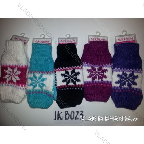 Gloves Knitted Children's Girls ECHT JKB023
