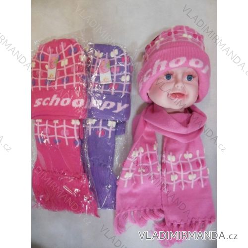 Cap + JIALONG RX-09 baby girl scarf
