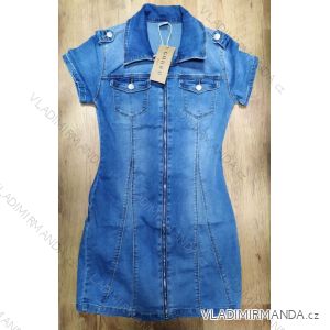 Denim short sleeve dress women (s-xl) GOURD MA120GD6047-J