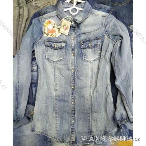 Denim shirt women (s-xl) ITALIAN FASHION IM5191955