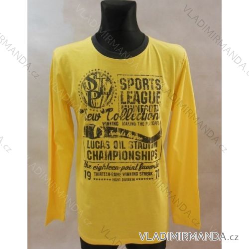 T-shirt men long sleeve cotton (l-5xl) NATURAL MAN 29001
