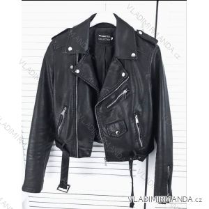 Jacket spring leatherette women's (s-xl) Polish moda JMK19040