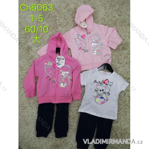 Sweatpants, hoodie and t-shirt for infants (girls) (1-5 years) SAD SAD20CH6063
