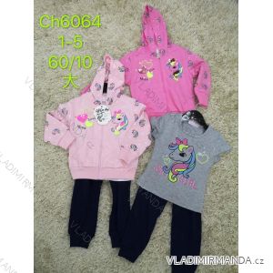 Sweatpants, hooded sweatshirt and t-shirt for infants (girls) (1-5 years) SAD SAD20CH6064
