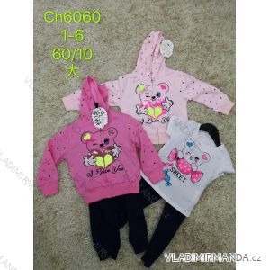 Sweatpants, hooded sweatshirt and t-shirt baby infant girl (1-6 years) SAD SAD20CH6060
