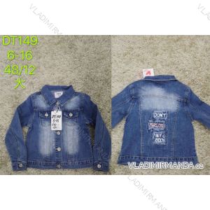 Children's denim jacket for girls (6-16 years) SAD SAD20DT149
