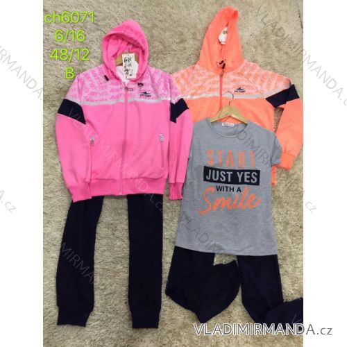 Sweatpants, hoodie and t-shirt for children youth girl (6-16 years) SAD SAD20CH6071
