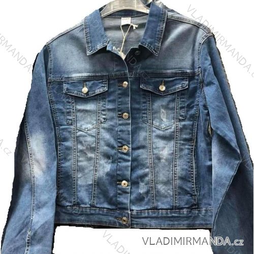 Denim jacket women's oversized (2XL-6XL) P.O.P. SEVEN MA119POP5539-LK