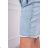 Stretch denim dress, bare shoulders S / ML / XL