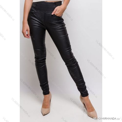 Ladies long leatherette leggings (S-2XL) ELEVEK ELE19PP820