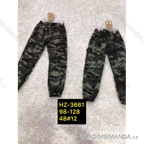 Boys 'lightweight boys' camouflage pants (98-128) ACTIVE SPORT ACT20HZ-3661