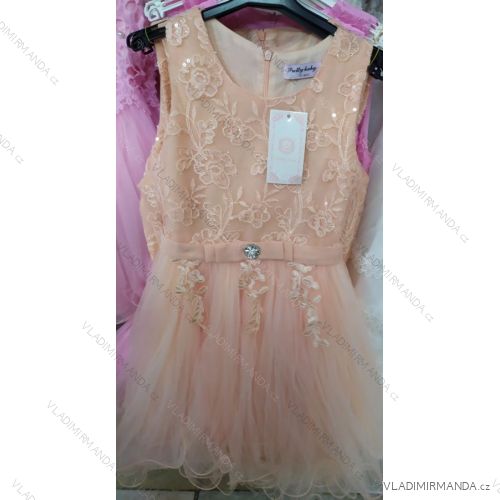 Dress for girls young girl with sequins (4-12 years) ITALIAN MLADA Móda IMM218022