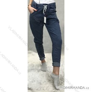 Jeans with laces women (xs-xl) ITALIAN FASHION IM5193D-9009