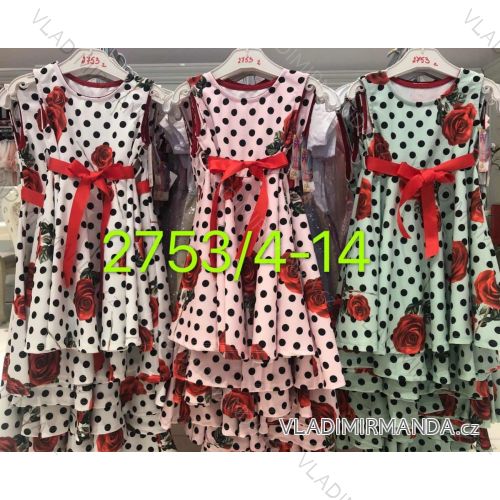 Summer dresses on hangers for children and adolescent girls (4-14 years) Seagull SEA202753
