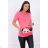 Maternity blouse Guck neon pink