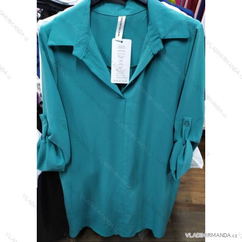 Shirt Dress 3/4 Long Sleeve Ladies (UNI S / M) ITALIAN FASHION IM920062
