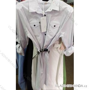 Shirt Dress 3/4 Sleeve Ladies (UNI S / XL) ITALIAN FASHION IM920082
