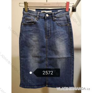 Women's denim skirt (XS-XL) JEWELLY LEXXURY LEX202572
