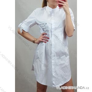 Dress 3/4 Long Sleeve Shirt Ladies (uni s / l) ITALIAN FASHION IM920012
