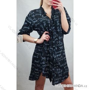 Dress 3/4 Long Sleeve Shirt Ladies (uni s / l) ITALIAN FASHION IM920013
