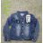 Children's denim jacket for girls (6-16 years) SAD SAD20DT170
