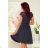 254-1 SILVIA Dress with lace inserts - green
