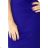 132-1 dress with cut out - Blue