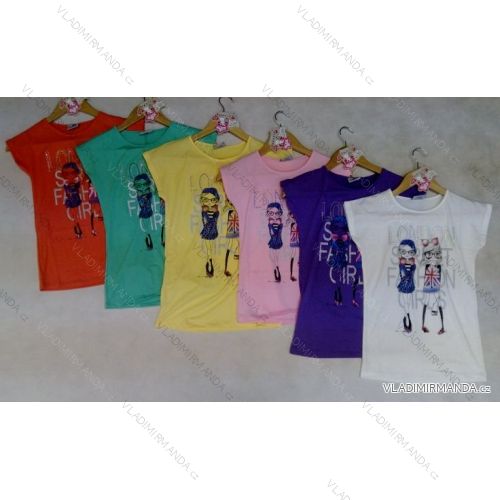 T-shirt short sleeve with children's and teen girls (122-158) ARTENA 91024