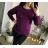 Women's warm knitted sweater long sleeve (uni L / XL) ITALIAN FASHION IM519JM-5802-18