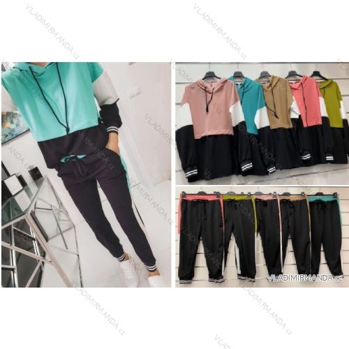 Tracksuit women's sweatpants sweatshirt (uni s / m) ITALIAN MODA IMC19309