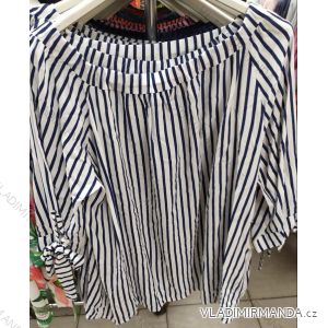 Blouse All Shirt 3/4 Long Sleeve Ladies (uni XL / 2XL) ITALIAN FASHION IM720055
