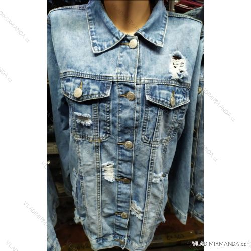 Ladies jeans jacket (S-2XL) D.T.FASHION DTF20003
