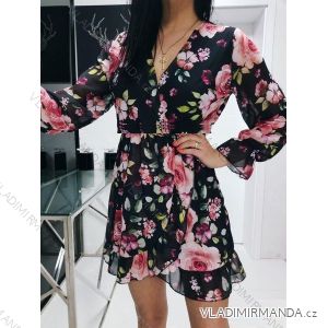 Long Sleeve Flowered Dress (UNI S-M) ITALIAN FASHION IMW20A0-18
