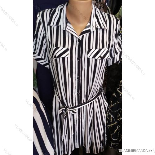 Shirt short sleeve dress women (l-3xl) METROFIVE WAN20010
