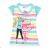 T-shirt short sleeve barbie baby girl (2-8 years old) TKL V14F2103
