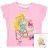 T-shirt short sleeve barbie baby girl (2-8 years old) TKL V14F1071
