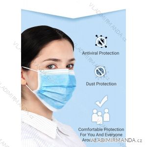 Protective face mask with a thick contact insole against 3 layers unisex viruses (one size) MADE IN CHINA ROUSKA11001