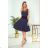 261-2 RICA Dress with tulle inserts - green
