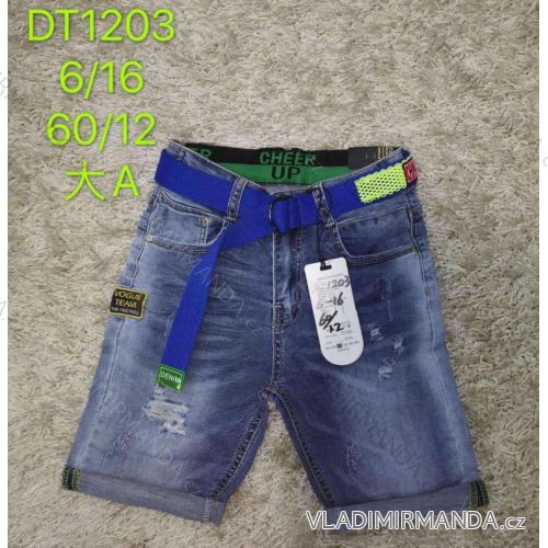 Summer jeans shorts with belt children's boys (6-16 years) SAD SAD20DT1203
