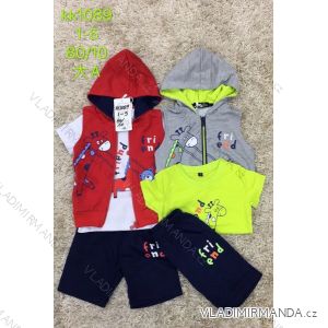 Set of summer vest, t-shirt and shorts for children (1-5 years) SAD SAD20KK1089
