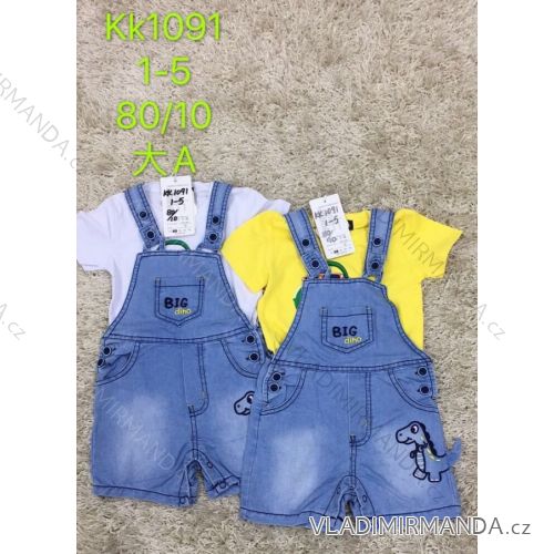 Set of summer t-shirt and shorts with laclem children's boys (1-5 years) SAD SAD20KK1091
