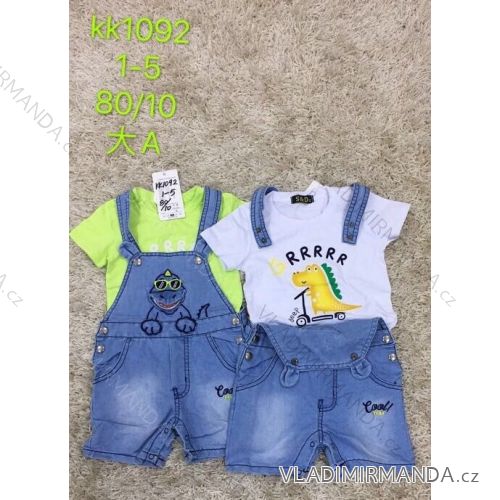 Set of summer t-shirt and shorts with laclem children's boys (1-5 years) SAD SAD20KK1092