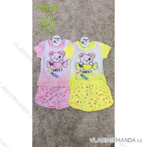 Summer girl's t-shirt and shorts set for girls (1-5 years) SAD SAD20CH6100
