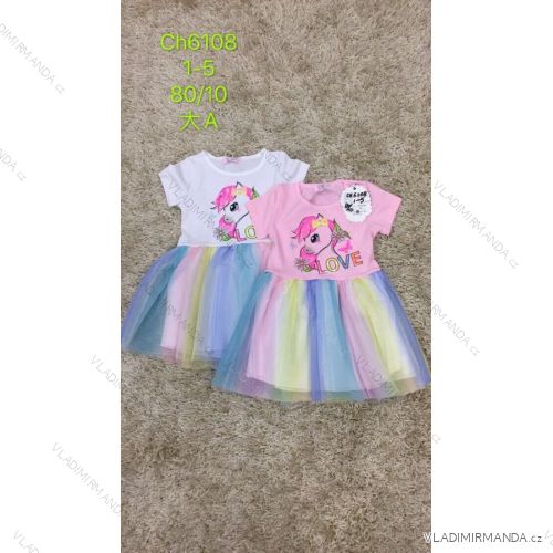 Summer girls short sleeve dress for girls (1-5 years) SAD SAD20CH6108
