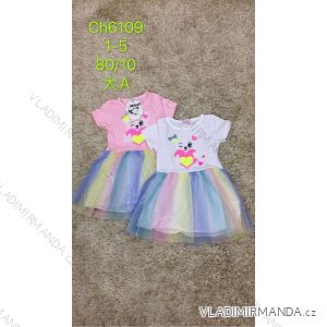 Summer girl's short sleeve dress for girls (1-5 years) SAD SAD20CH6109