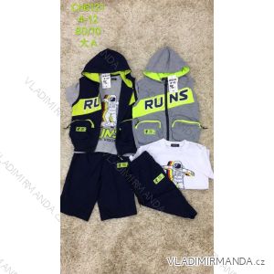 Summer vest, t-shirt and shorts set for boys and boys (4-12 years) SAD SAD20CH6121