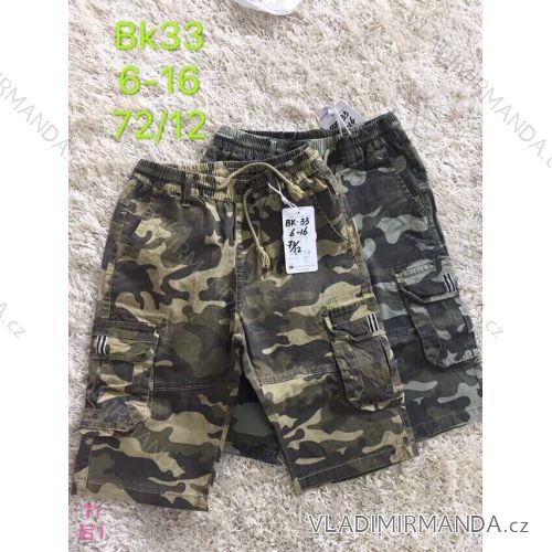 Children's shorts camouflage shorts boys (6-16 years) SAD SAD20BK33